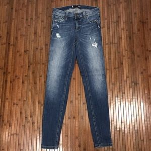 Kut from the Kloth Mia Toothpick Skinny Destroyed Jeans